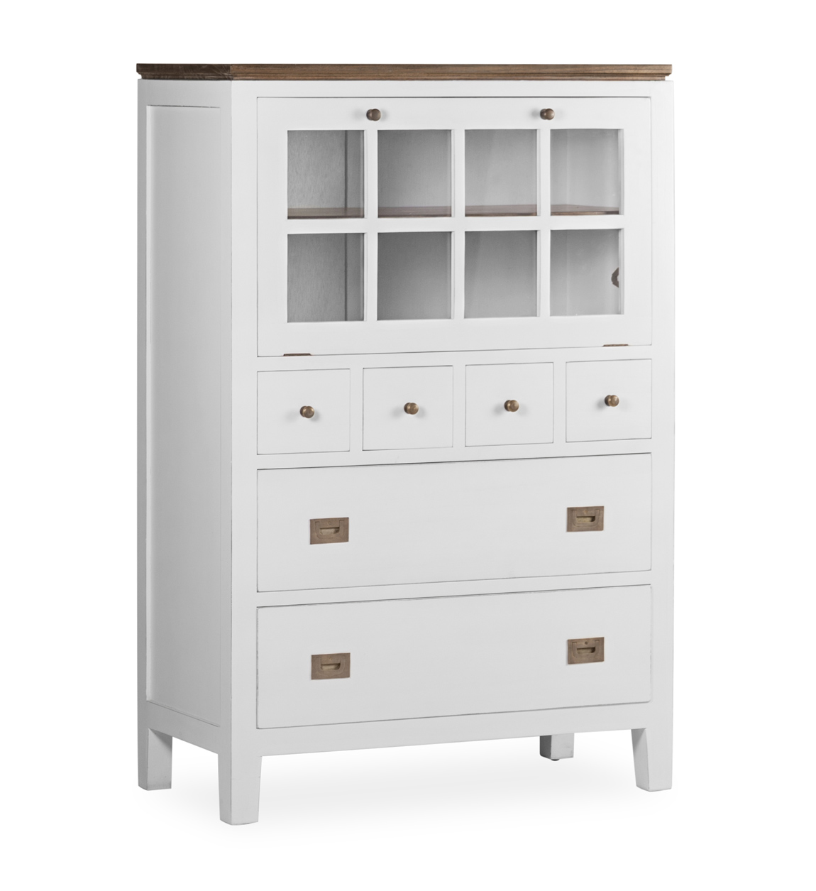 CÓMODA EVEREST 4+2 CAJONES 1 PUERTA ABATIBLE 1 ESTANTE - MOYCOR