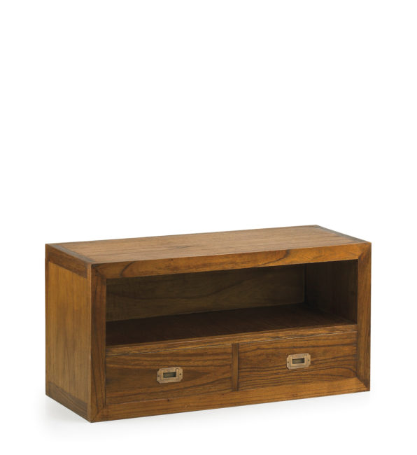 MEUBLE TV COMBI 2 TIROIRS
