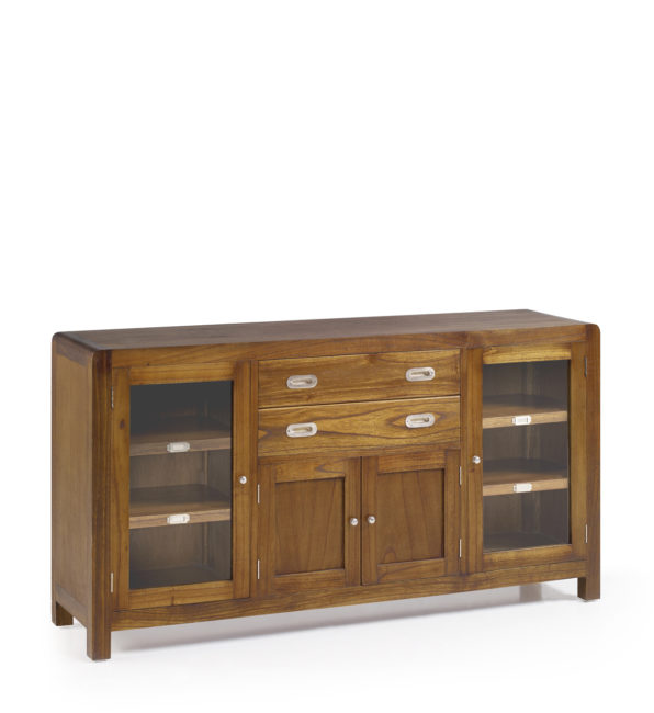 FLASH 2 DRAWERS 2 GLASS DOORS 2 WOOD DOORS SIDEBOARD