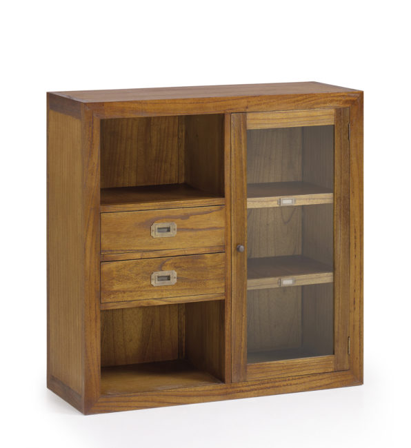 VITRINE STAR COMBI DROITE 2 TIROIRS 1 PORTE