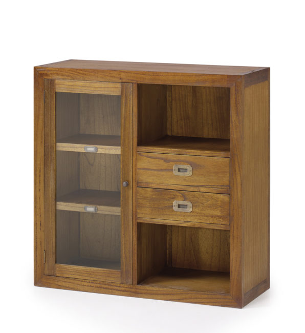 VITRINE STAR COMBI GAUCHE 2 TIROIRS 1 PORTE