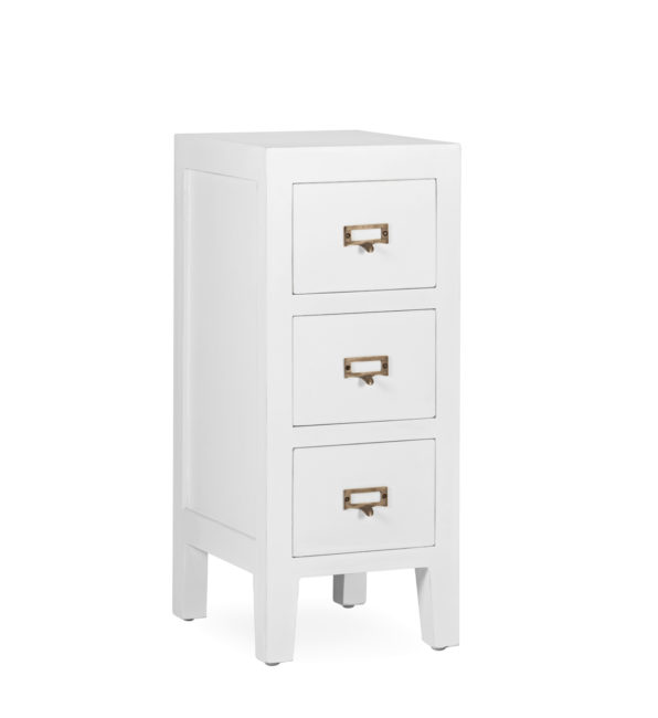 EVEREST 3 DRAWERS BEDSIDE TABLE
