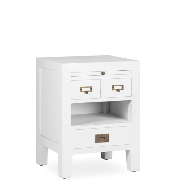 EVEREST 3 DRAWERS BEDSIDE TABLE WITH TRAY