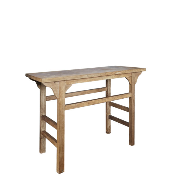 CONSOLE EN TECK NATUREL