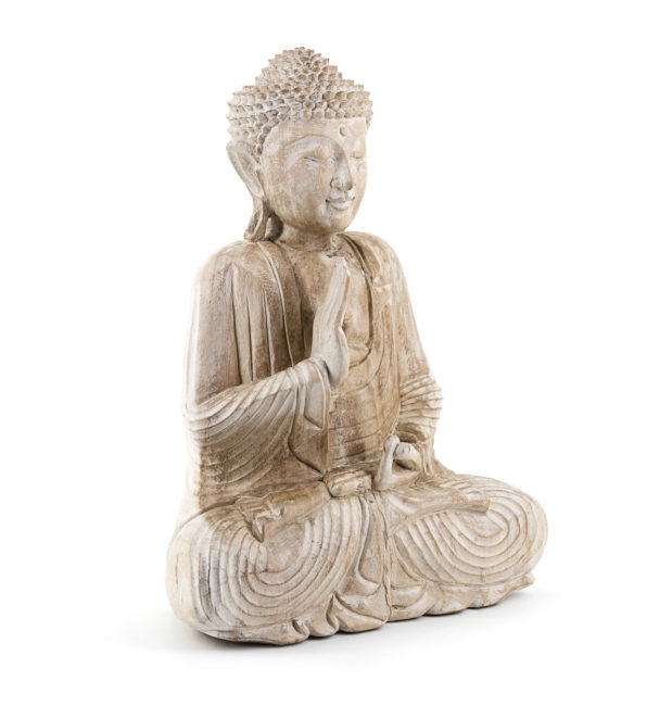 BUDA MEDITACIÓN BLANQUEADO
