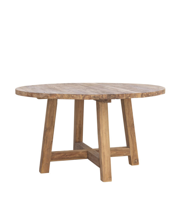 ORLANDO TEAK ROUND DINING TABLE