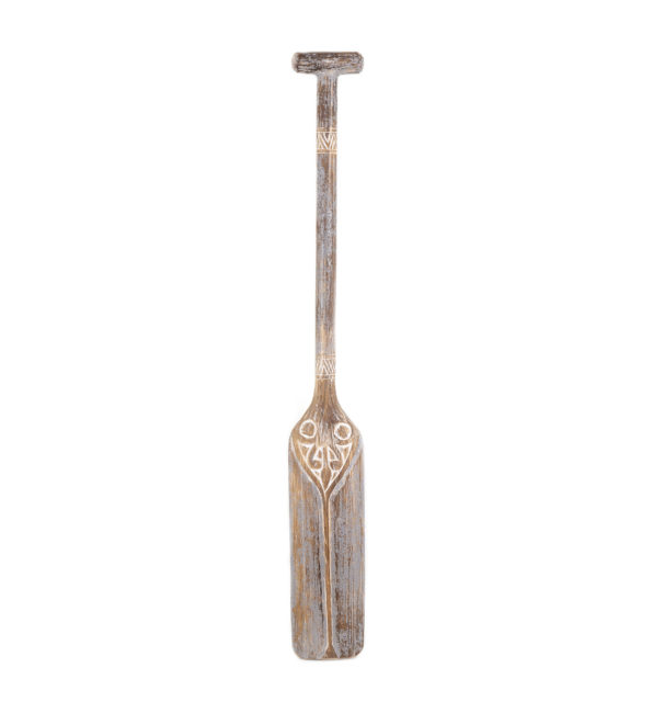 GREY CARVED OAR