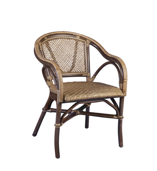 FAUTEUIL BISTRO EN ROTIN