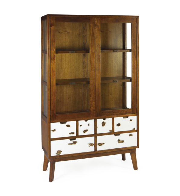 VITRINA NORDIC 6 CALAIXOS 2 PORTES