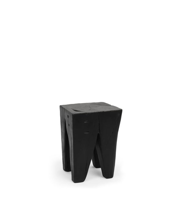 STOOL 4 PATAS NEGRO