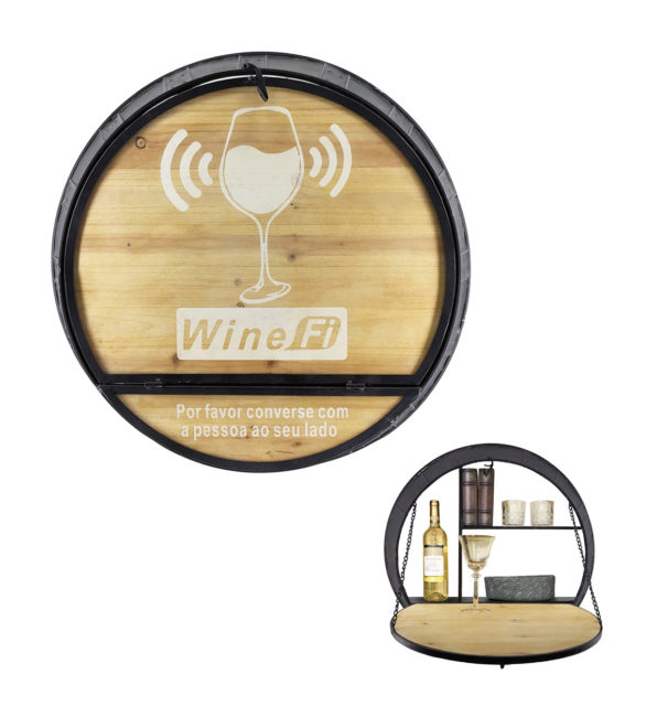 MUEBLE VINOS BEIRUT CON MESA ABATIBLE