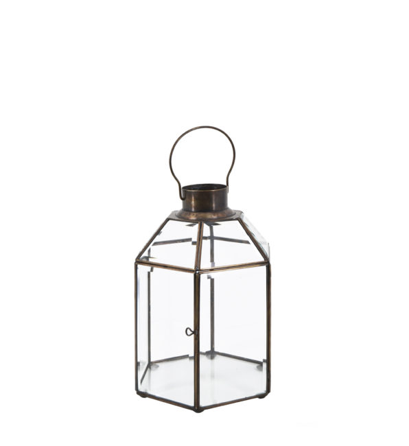 PORTAVELAS BISEL HEXAGONAL PEQUEÑO