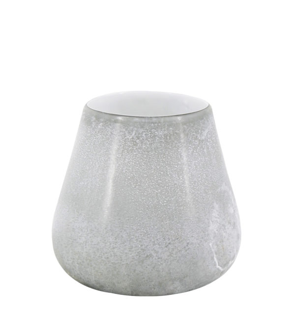 VASE ATLANTIS BAS BLANC