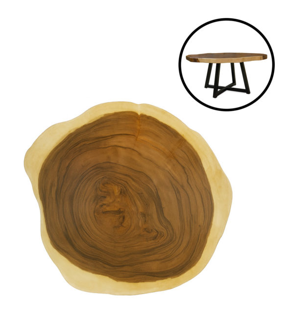 MESA SUAR MACIZA IRREGULAR 'F'