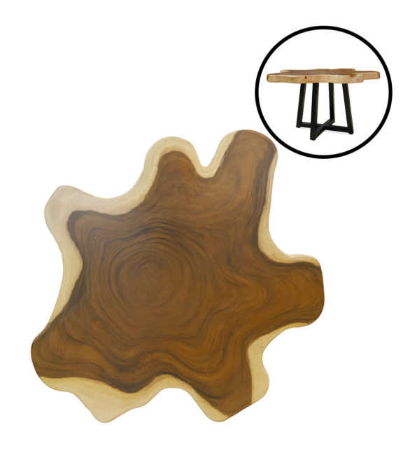 MESA SUAR MACIZA IRREGULAR 'M'