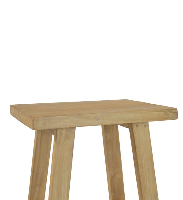 TABLE AUXILIAIRE IBIZA EN TECK RECYCLÉ