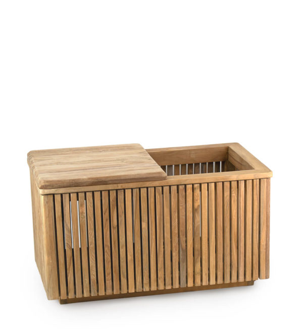 MEUBLE AUXILIAIRE AVEC RANGEMENT EN TECK