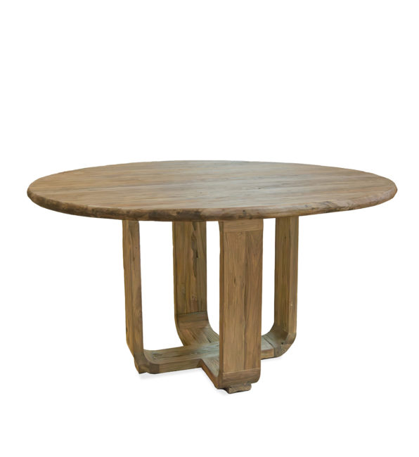 MESA COMEDOR ATLAS TEKA RECICLADA REDONDA