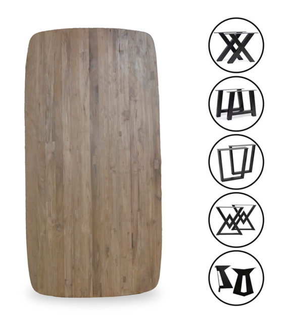 TABLERO MESA BROOKLYN TEKA RECICLADA