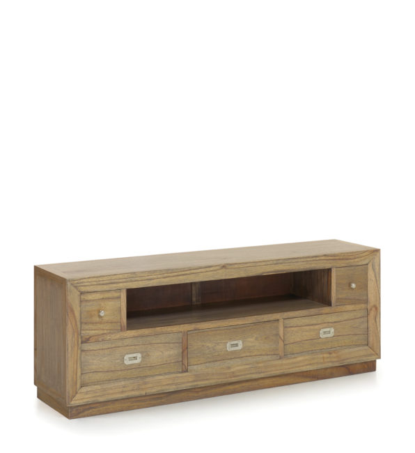 MEUBLE TV 3+2 TIROIRS 1 ESPACE