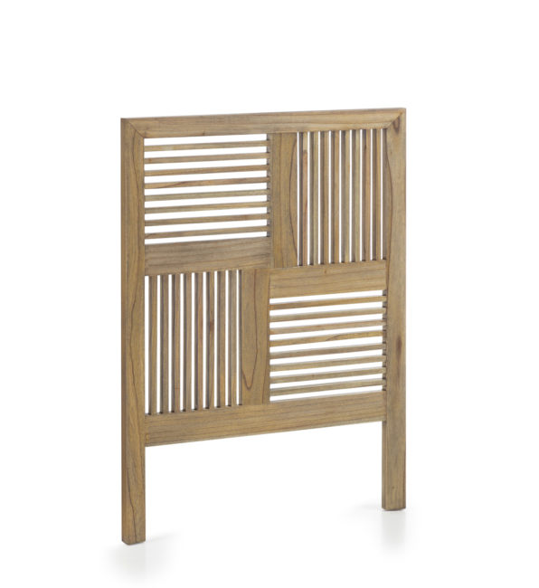 TÊTE DE LIT MERAPI À BARREAUX VETRICAUX HORIZONTAUX