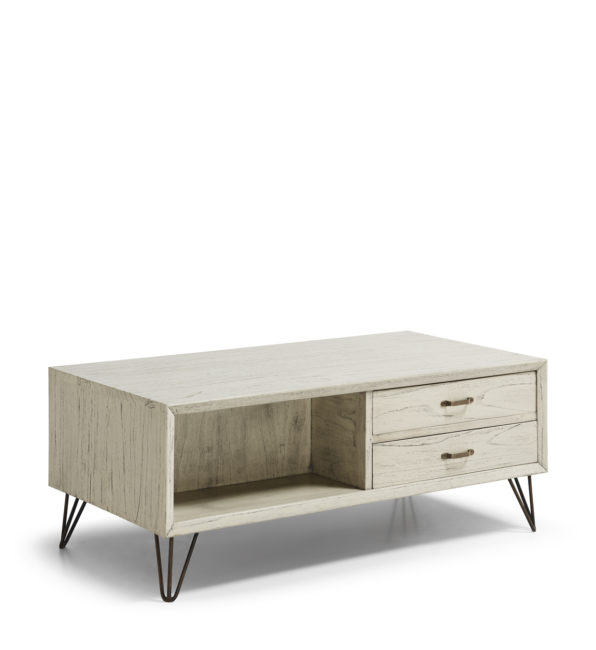 MESA CENTRO MURIA 1+2 CAJONES 2 HUECOS