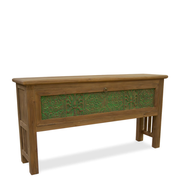 GRANADA 1 DOOR RECYCLED TEAK CONSOLE TABLE 'A'