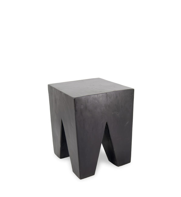 TABOURET 4 PIEDS NOIR
