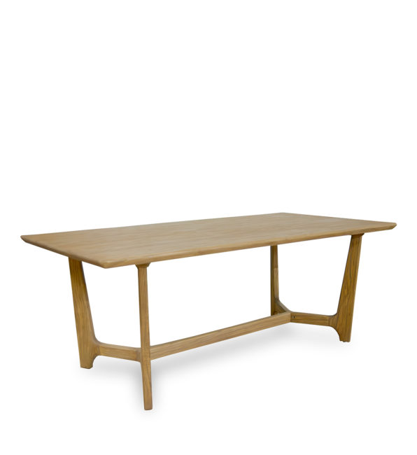 MESA COMEDOR TOP RÚSTICO 4 CM